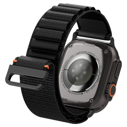 Spigen WBF1 Armband für Apple Watch 49mm / 46mm / 45mm / 44mm Serie, Schwarz