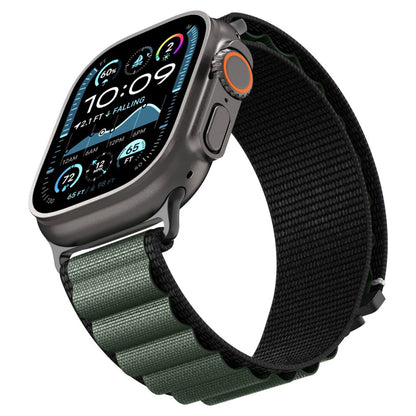 Bracelet Spigen WBF1 pour Apple Watch 49mm / 46mm / 45mm / 44mm Series, Noir Vert