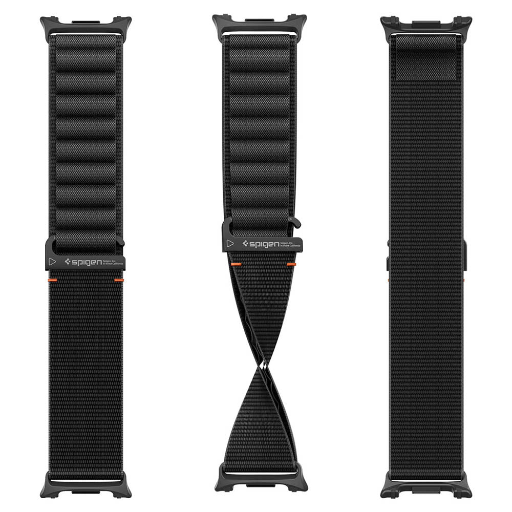 Bracelet Spigen WBF1 pour Samsung Galaxy Watch9 / Watch8 / Watch8 Classic Series, Noir AMP11607