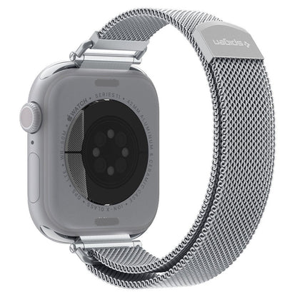 Spigen WBM4 Armband für Apple Watch 42mm / 41mm / 40mm Series, Silber AMP10498