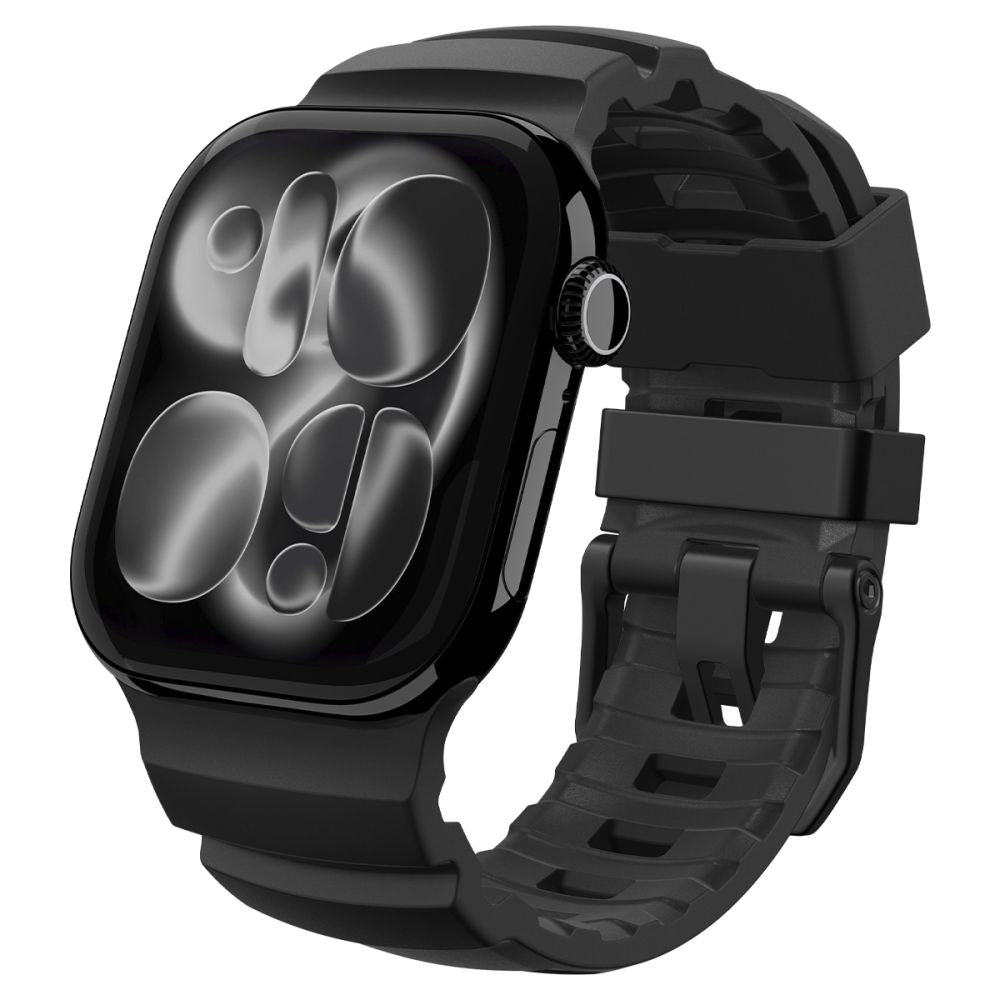 Spigen WBS2 Armband für Apple Watch 49mm / 46mm / 45mm / 44mm Serie, Schwarz