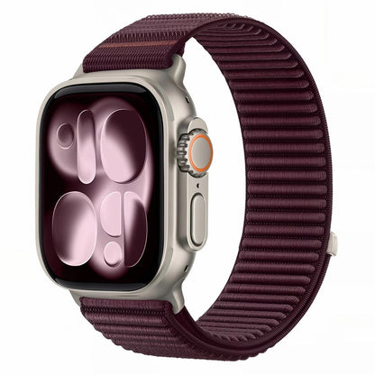 Tech-Protect NylonLoop Strap for Apple Watch 49mm / 46mm / 45mm / 44mm Series, Burgundy
