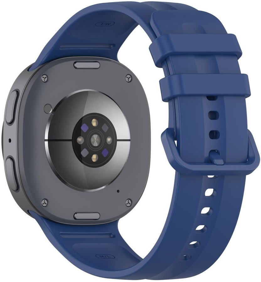 Bracelet Tech-Protect Silicone Evo pour Samsung Galaxy Watch9 / Watch8 / Watch8 Classic Series, Bleu marine