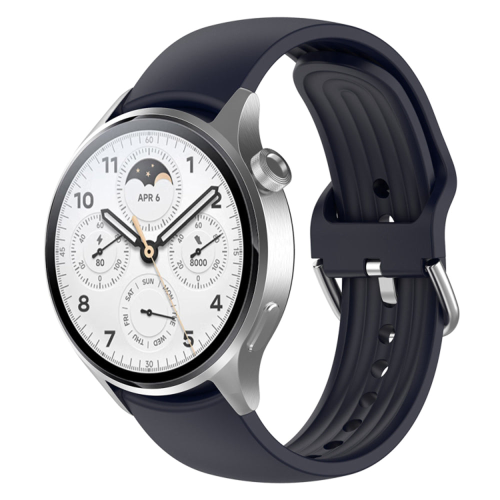 Techsuit W003 Armband für Huawei Watch / Xiaomi Watch Series, 22mm, Marineblau