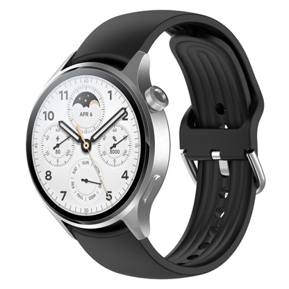 Techsuit W003 Armband für Huawei Watch / Xiaomi Watch Series, 22mm, Schwarz