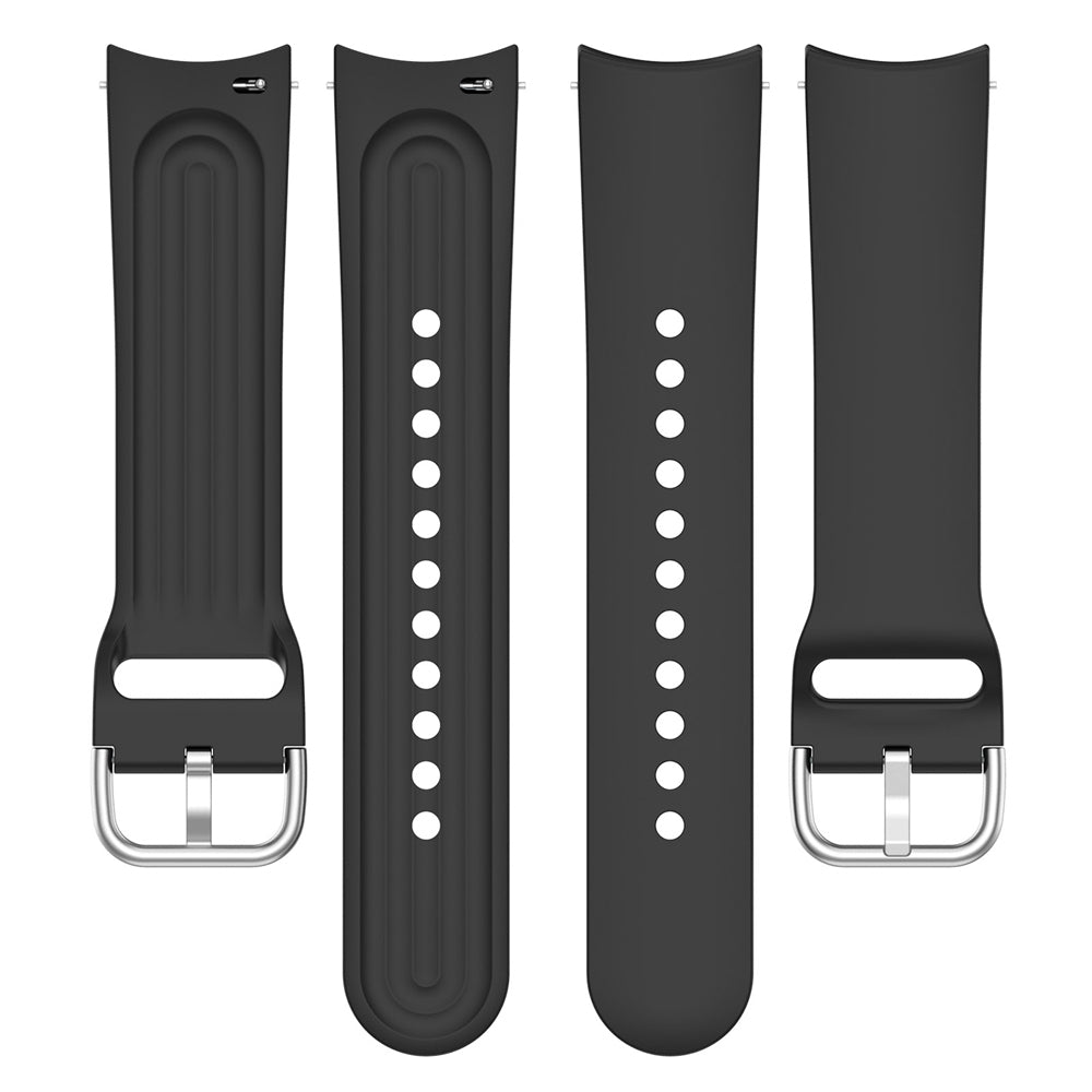 Techsuit W003 Armband für Huawei Watch / Xiaomi Watch Series, 22mm, Schwarz