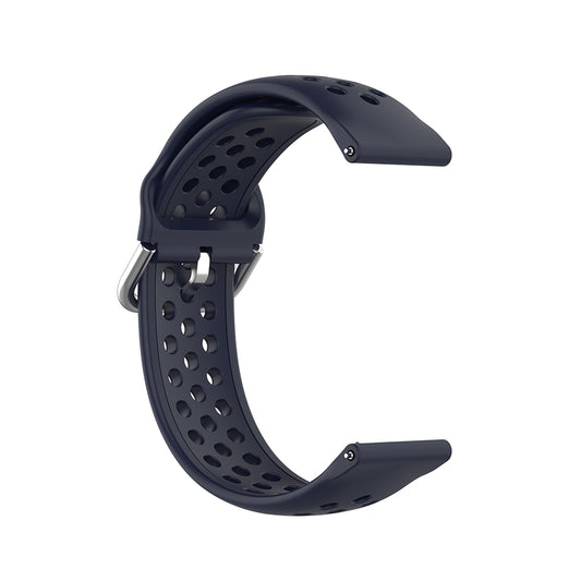 Techsuit W004 Armband für Samsung Galaxy Watch / Huawei Watch Series, 20mm, Dunkelblau
