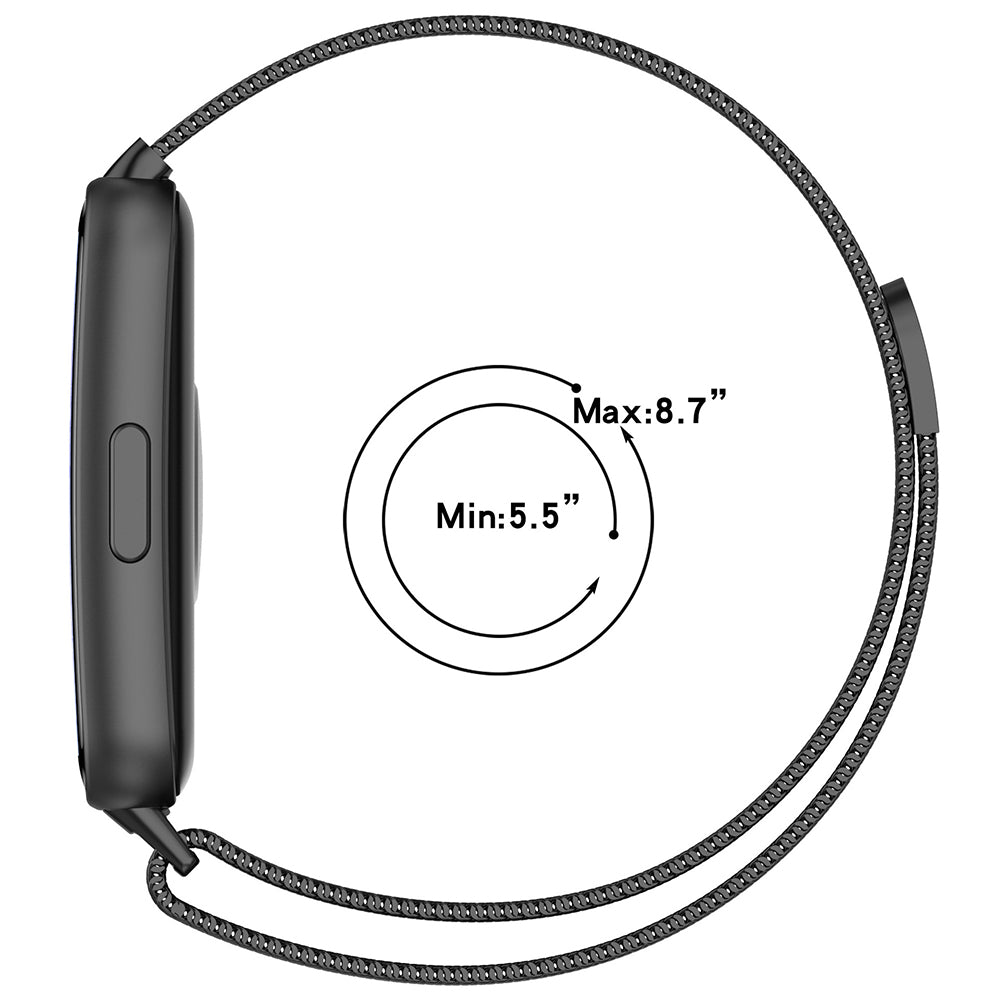 Techsuit W009 Armband für Huawei Band 11 / 11 Pro, Silber