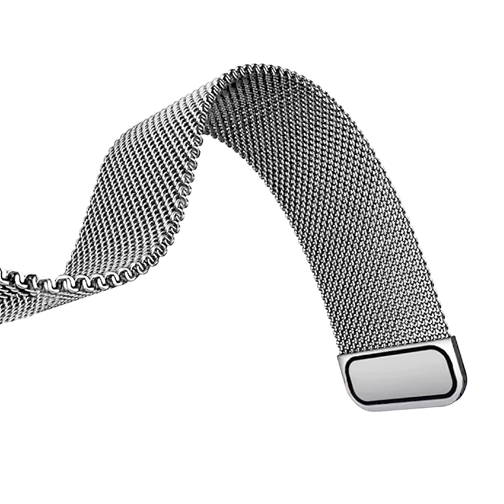 Techsuit W009 Armband für Samsung Galaxy Fit3 R39M, Silber