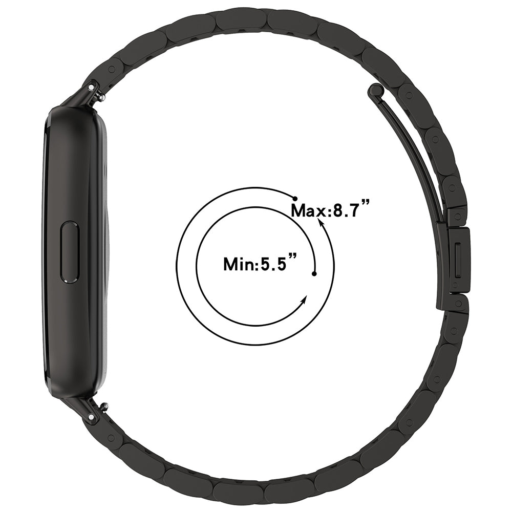 Bracelet Techsuit W010 pour Huawei Band 11 / 11 Pro, Argenté