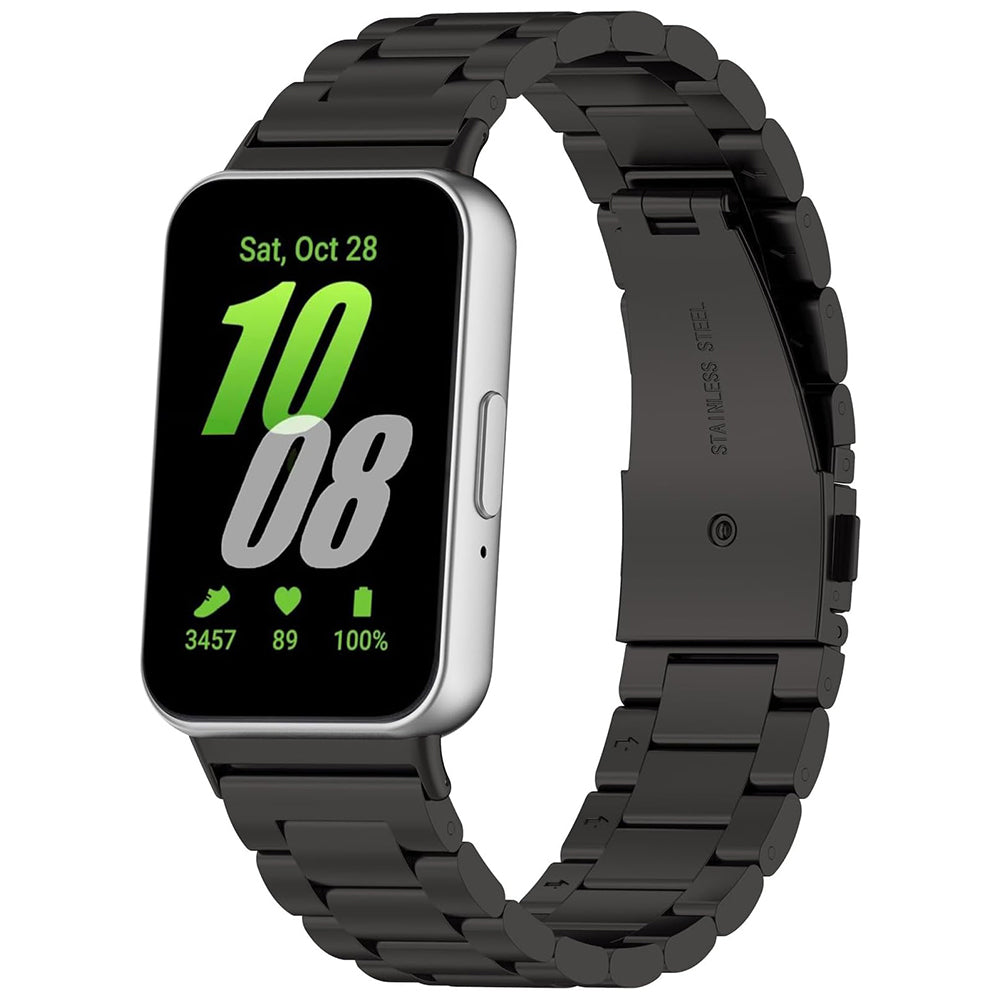 Techsuit W010 Armband für Samsung Galaxy Fit3 R39M, Schwarz