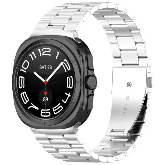 Techsuit W010 Armband für Samsung Galaxy Watch Ultra, Silber