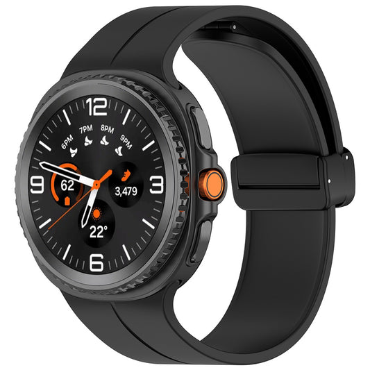 Techsuit W011 Armband für Samsung Galaxy Watch 8 Classic / Watch8 44mm / Watch 8 40mm, Schwarz