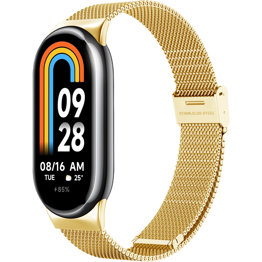 Techsuit W022 Strap for Xiaomi Smart Band 9 / 8, 15mm, Gold