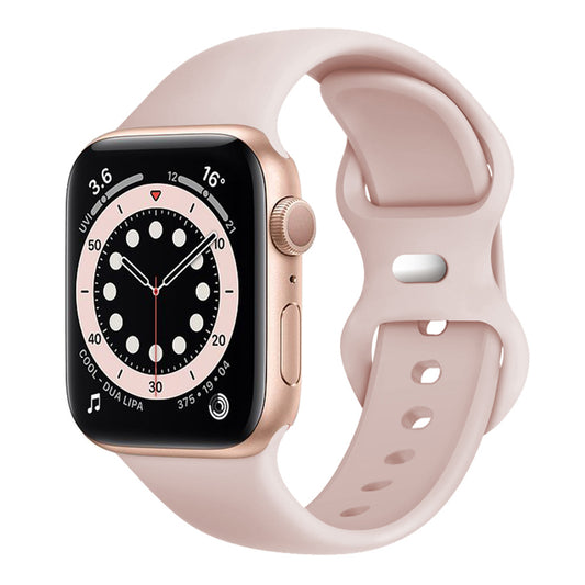 Bracelet Techsuit W031 pour Apple Watch 42mm / 41mm / 40mm / 38mm Series, Rose Pâle