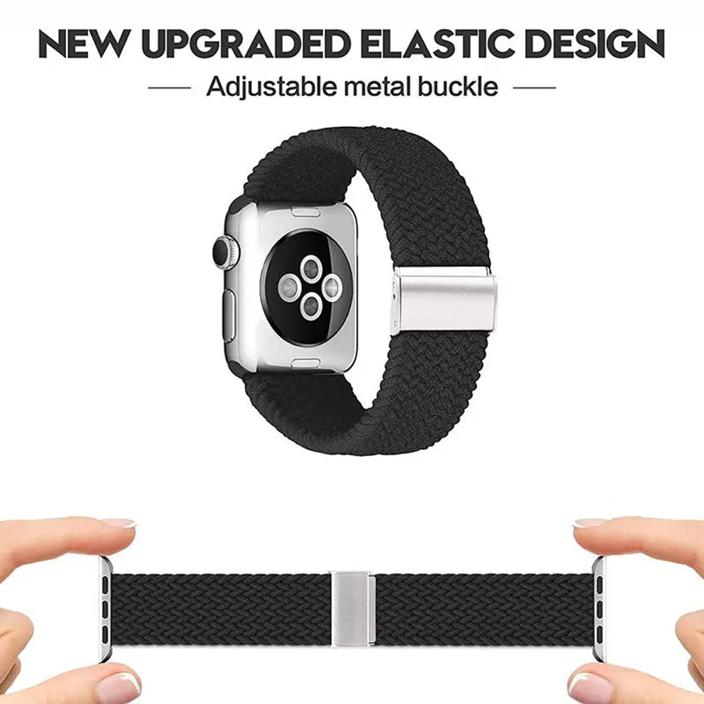 Bracelet Techsuit W032 pour Apple Watch 49mm / 46mm / 45mm / 44mm / 42mm Series, Vert Multicolore