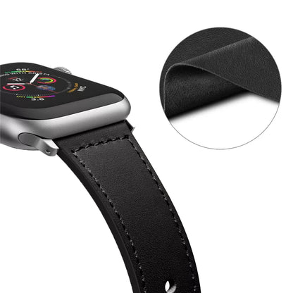 Bracelet Techsuit W033 pour Apple Watch 42mm / 41mm / 40mm / 38mm Series, Noir