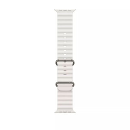 Techsuit W038 Armband für Apple Watch 49mm / 46mm / 45mm / 44mm / 42mm Serien, Weiß
