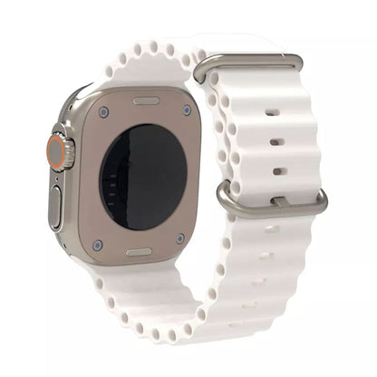 Techsuit W038 Armband für Apple Watch 49mm / 46mm / 45mm / 44mm / 42mm Serien, Weiß