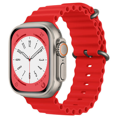 Bracelet Techsuit W038 pour Apple Watch 42mm / 41mm / 40mm / 38mm Series, Rouge