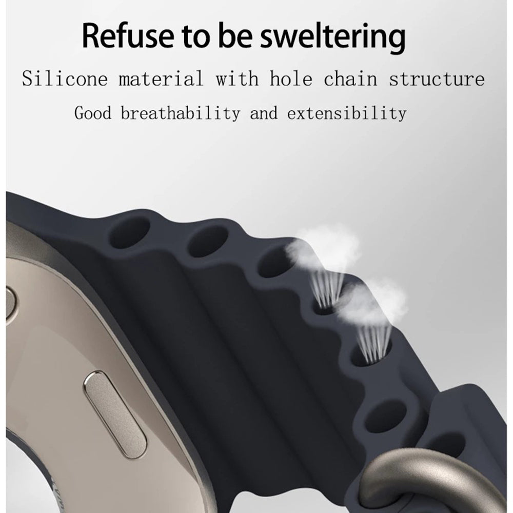 Techsuit W038 Strap for Apple Watch 49mm / 46mm / 45mm / 44mm / 42mm Series, Blue