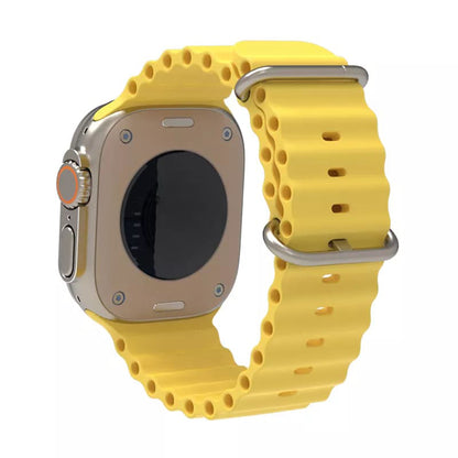 Bracelet Techsuit W038 pour Apple Watch 49mm / 46mm / 45mm / 44mm / 42mm Series, Jaune