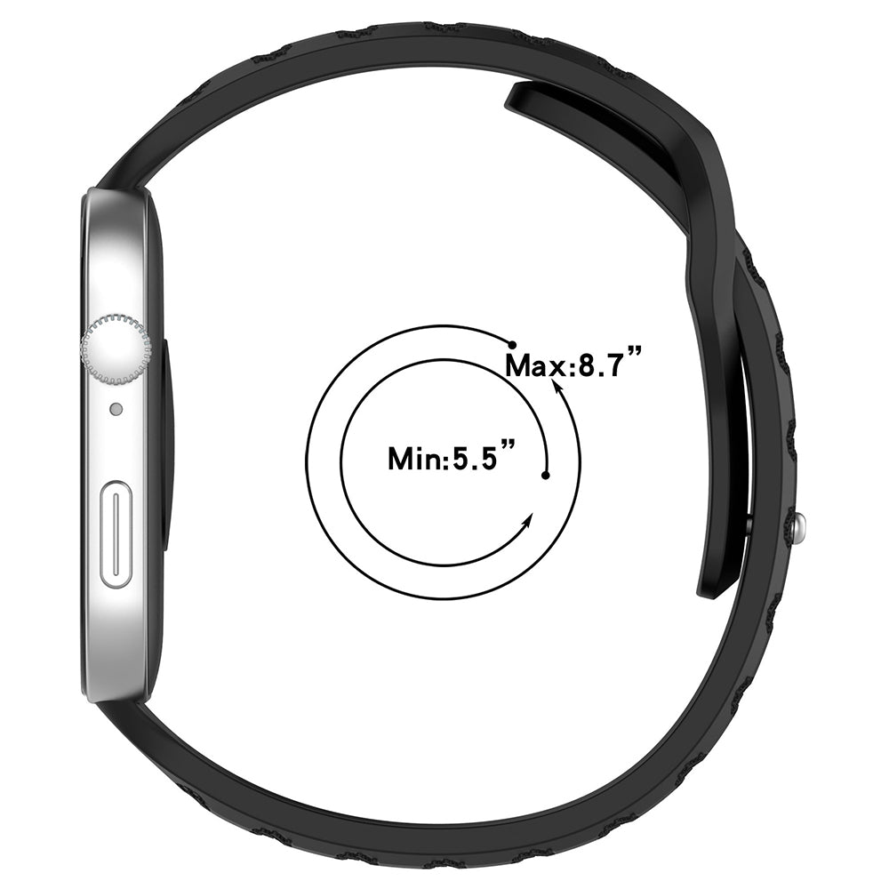 Bracelet Techsuit W050 pour Huawei Watch Fit 5 Pro / Fit 5 / Fit 4 Pro / Fit 4 / Fit 3, Bordeaux