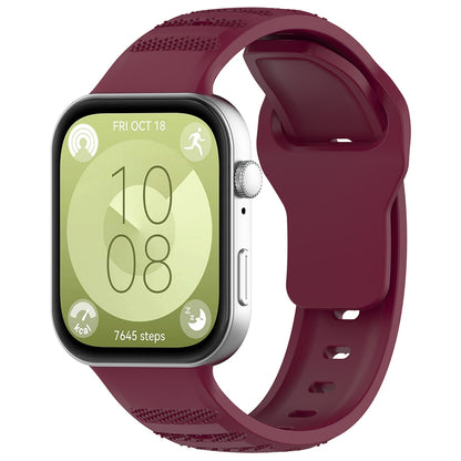 Bracelet Techsuit W050 pour Huawei Watch Fit 5 Pro / Fit 5 / Fit 4 Pro / Fit 4 / Fit 3, Bordeaux