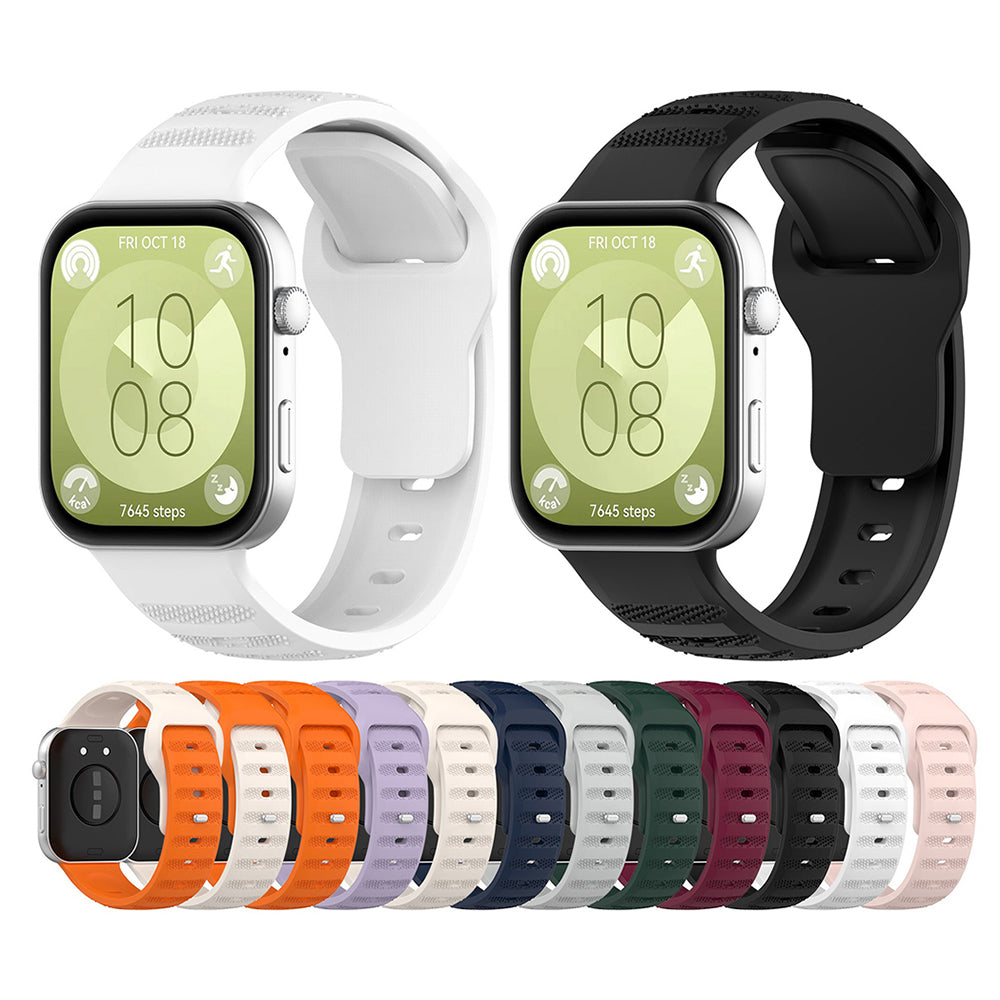 Bracelet Techsuit W050 pour Huawei Watch Fit 5 Pro / Fit 5 / Fit 4 Pro / Fit 4 / Fit 3, Orange