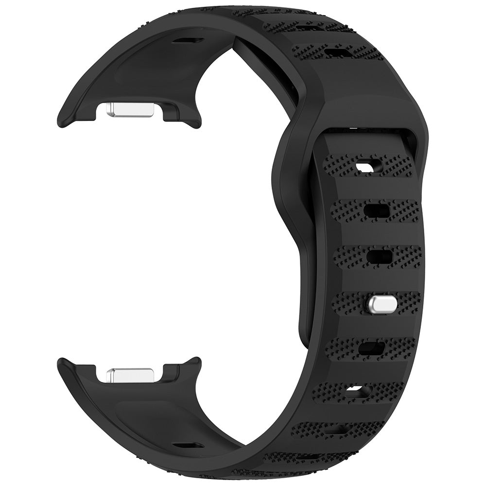Techsuit W050 Armband für Samsung Galaxy Watch 8 Classic / Watch8 44mm / Watch 8 40mm, Schwarz