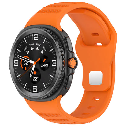 Bracelet Techsuit W050 pour Samsung Galaxy Watch 8 Classic / Watch8 44mm / Watch 8 40mm, Orange