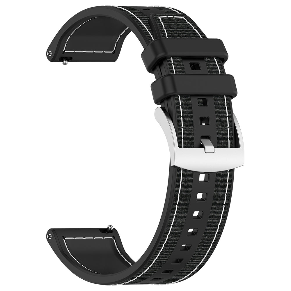 Bracelet Techsuit W051 pour Huawei Watch / Xiaomi Watch Series, 22mm, Noir