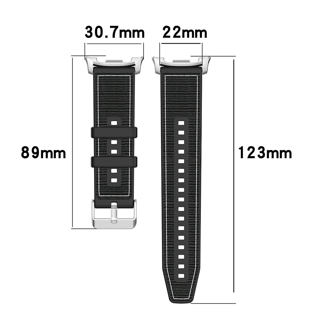 Bracelet Techsuit W051 pour Samsung Galaxy Watch 8 Classic / Watch8 44mm / Watch 8 40mm, Bleu Foncé