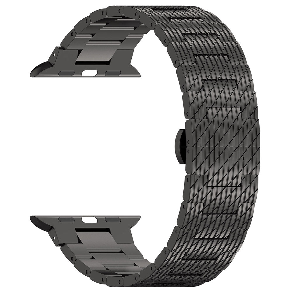 Bracelet Techsuit W052 pour Apple Watch 42mm / 41mm / 40mm / 38mm Series, Noir