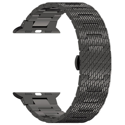 Bracelet Techsuit W052 pour Apple Watch 42mm / 41mm / 40mm / 38mm Series, Noir