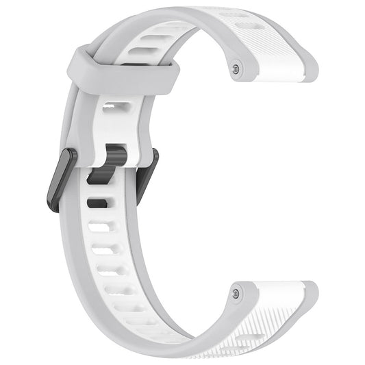 Bracelet Techsuit W053 pour Huawei Watch / Garmin Watch Series, 18mm, Blanc