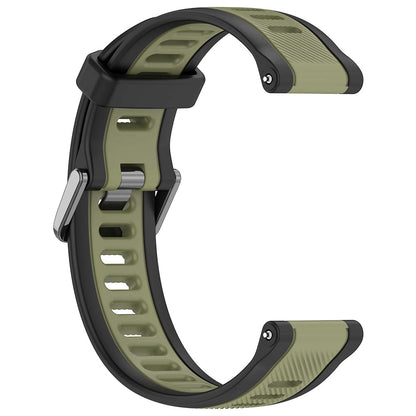 Techsuit W053 Armband für Samsung Galaxy Watch / Huawei Watch Series, 20mm, Khaki