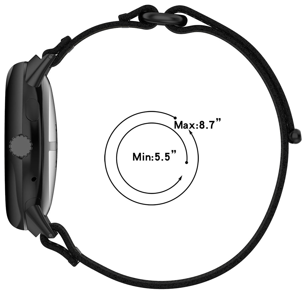 Bracelet Techsuit W054 pour Google Pixel Watch 4 45mm, Noir