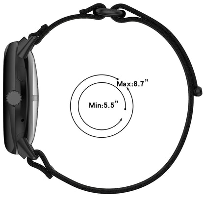Bracelet Techsuit W054 pour Google Pixel Watch 4 45mm, Noir