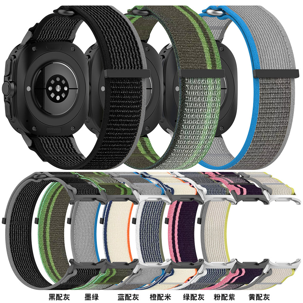 Bracelet Techsuit W054 pour Samsung Galaxy Watch Ultra, Vert Foncé Gris