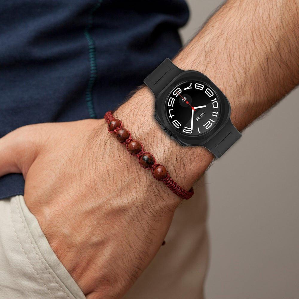 Techsuit W056 Armband für Samsung Galaxy Watch Ultra, Braun