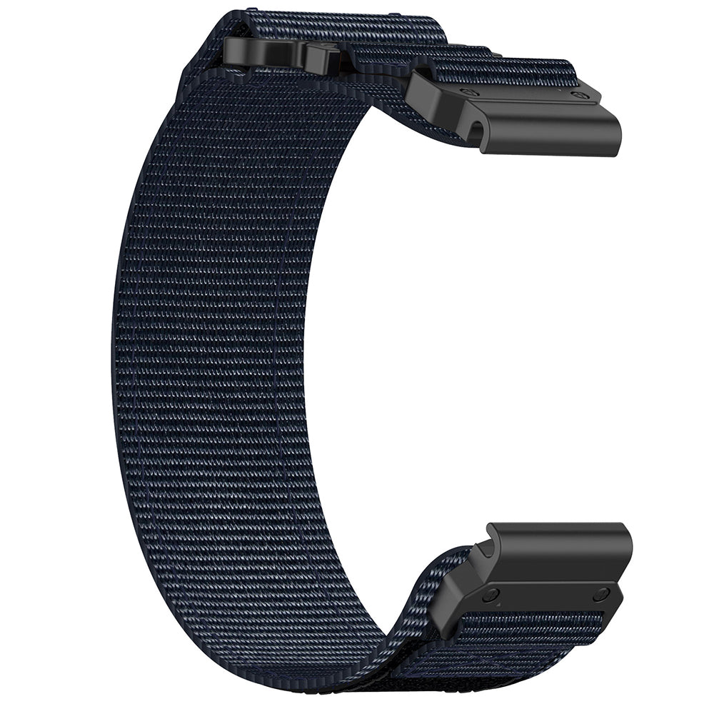 Bracelet Techsuit W057 pour Garmin Instinct / Approach / Fenix Watch Series, 20mm, Bleu Marine