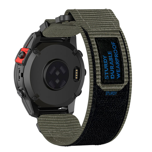 Techsuit W057 Armband für Garmin Instinct / Approach / Fenix Watch Series, 20mm, Grau