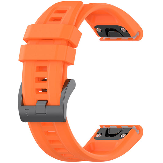 Bracelet Techsuit W060 pour Garmin Instinct / Approach / Fenix Watch Series, 20mm, Orange