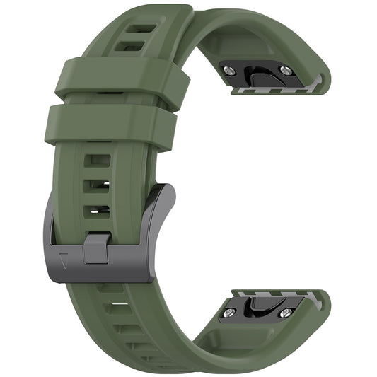 Bracelet Techsuit W060 pour Garmin Instinct / Approach / Fenix Watch Series, 20mm, Vert Foncé