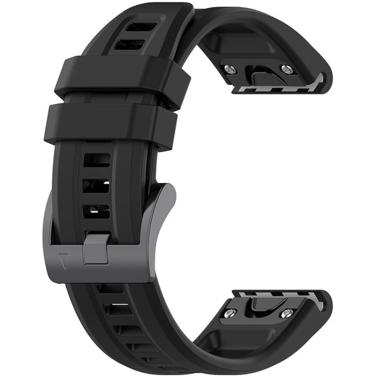 Techsuit W060 Armband für Garmin Watch Fenix Serie, 26mm, Schwarz