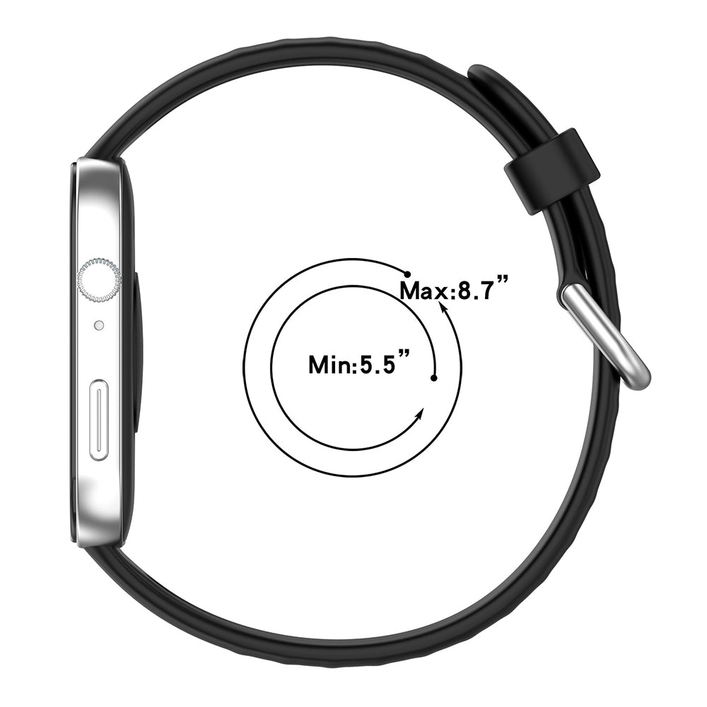 Techsuit W061 Strap for Huawei Watch Fit 4 Pro / Watch Fit 4 / Watch Fit 3, Black