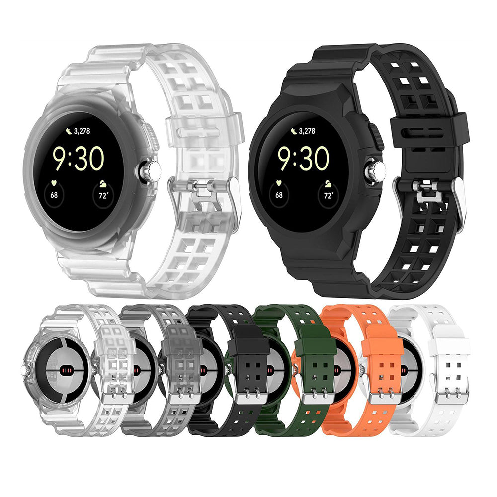 Techsuit W065 Armband für Google Pixel Watch 3 41mm / Watch 2 / Watch, Orange