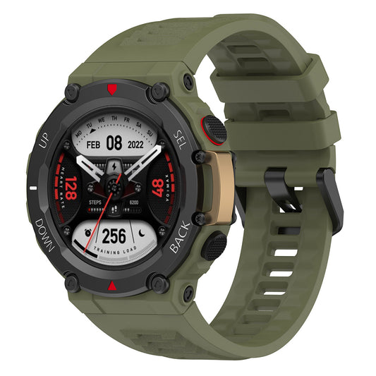 Techsuit W067 Armband für Amazfit T-Rex 2, Dunkelgrün