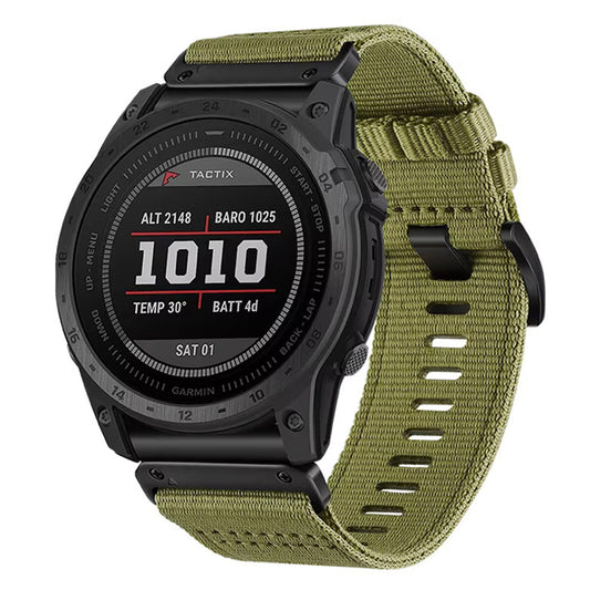 Techsuit W070 Armband für Garmin Watch Fenix / Forerunner Series, 22mm, Grün